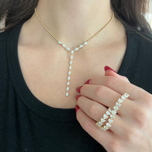 14K GOLD DIAMOND FARRAH LARIAT