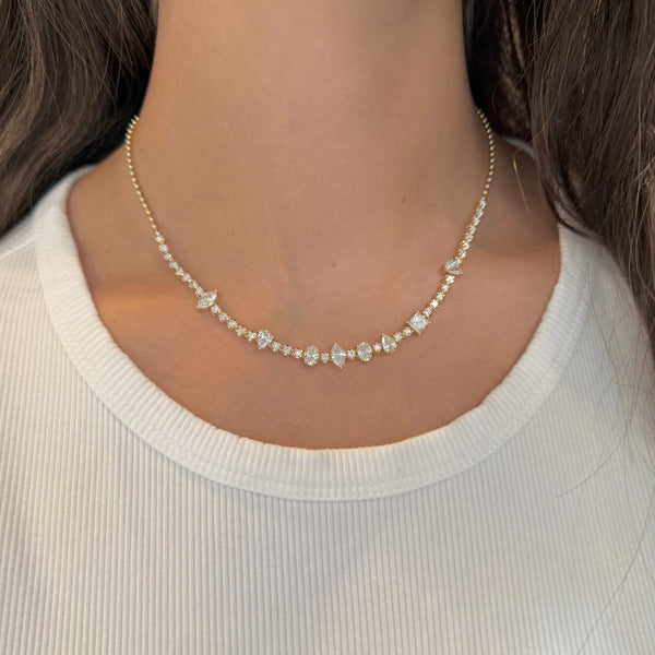 14K GOLD DIAMOND DANA NECKLACE