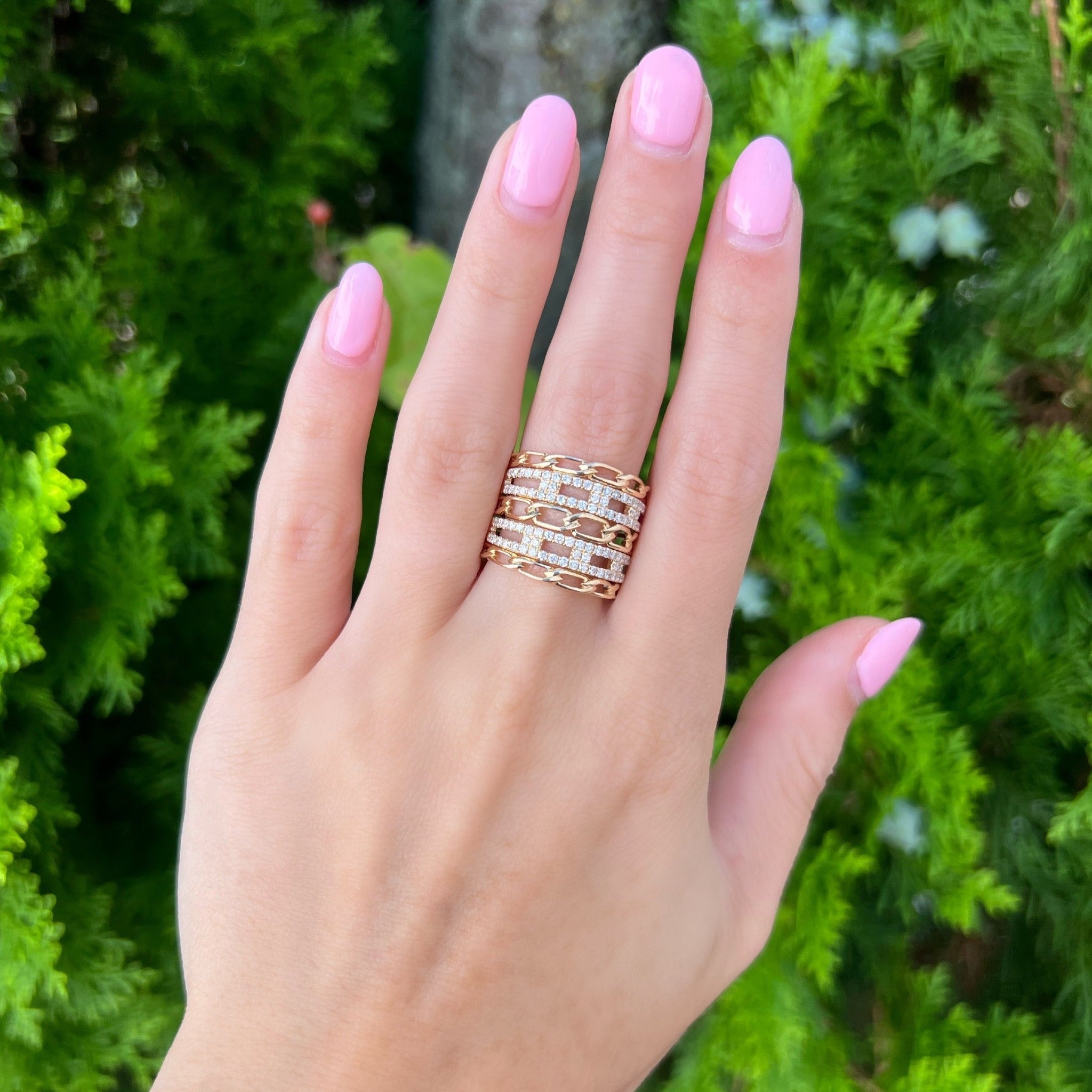 14K GOLD DIAMOND SAMMY RING – Jen K Online