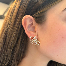 14K GOLD DIAMOND MOZELLE EARRINGS