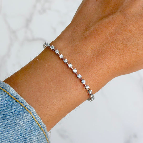 14K GOLD DIAMOND MEDIUM BRALEY BRACELET