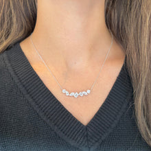 14K GOLD DIAMOND CHANNON NECKLACE