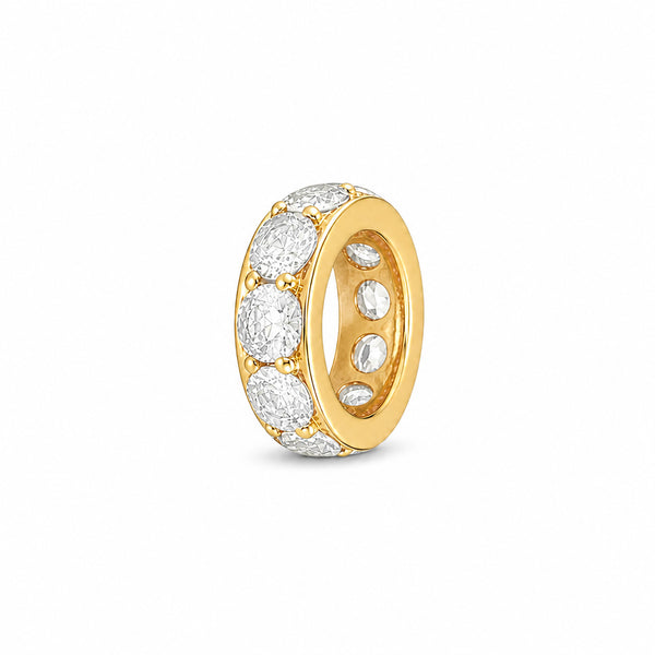 14K GOLD DIAMOND ETERNITY BEAD