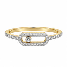 14K GOLD DIAMOND SAMMY SLIDER RING