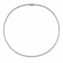 14K GOLD 5.00 CT DIAMOND CLASSIC TENNIS NECKLACE