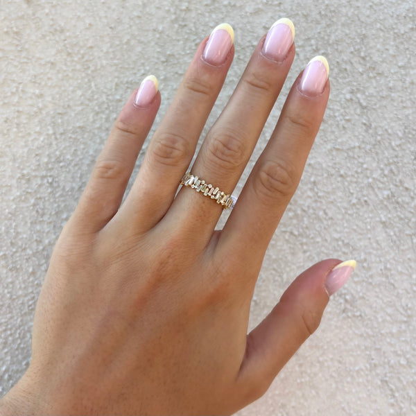 14K GOLD DIAMOND SARELLE RING