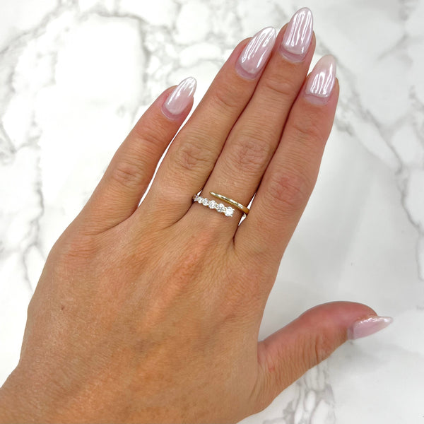 14K GOLD DIAMOND JESS RING
