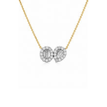 14K GOLD DIAMOND AUDREY NECKLACE