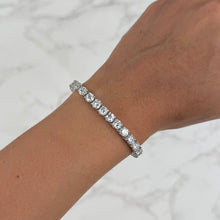 14K GOLD 14.15 CT DIAMOND CLASSIC TENNIS BRACELET