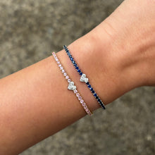 14K GOLD DIAMOND AND SAPPHIRE COCO HEART BRACELET