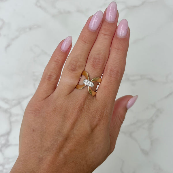 14K GOLD DIAMOND BRIANNA RING