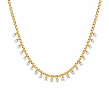 14K GOLD DIAMOND LEE NECKLACE