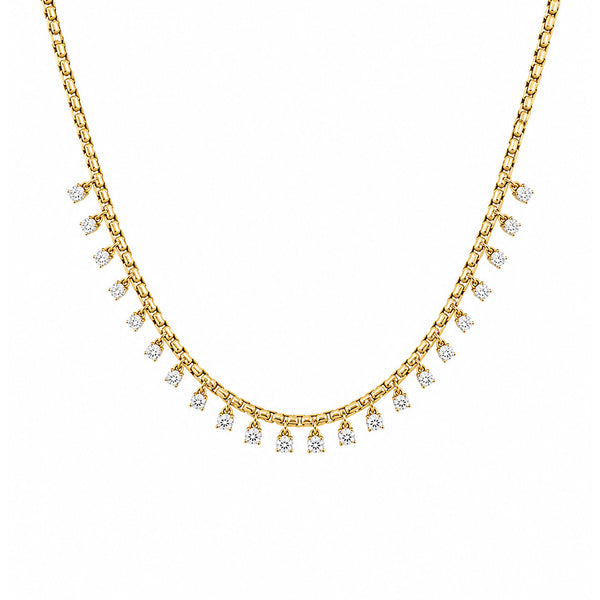 14K GOLD DIAMOND LEE NECKLACE