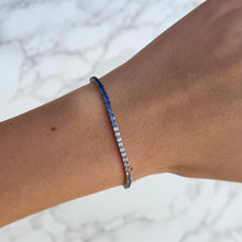 14K GOLD BLUE SAPPHIRE OMBRE LEORA BRACELET