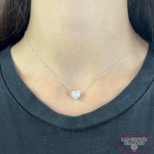 14K GOLD 2.01 CT LAB GROWN DIAMOND HEART NECKLACE