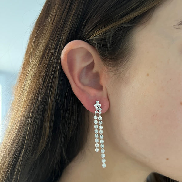 14K GOLD DIAMOND MELYSSA EARRINGS