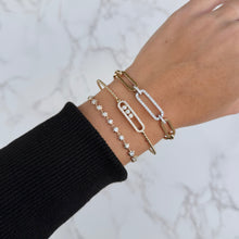 14K GOLD DIAMOND SLIDER FLEX BANGLE