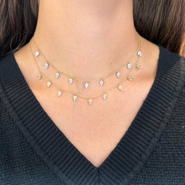 14K GOLD DIAMOND LEE NECKLACE