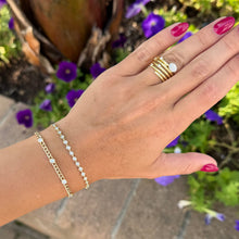 14K GOLD DIAMOND ROSEANN RING