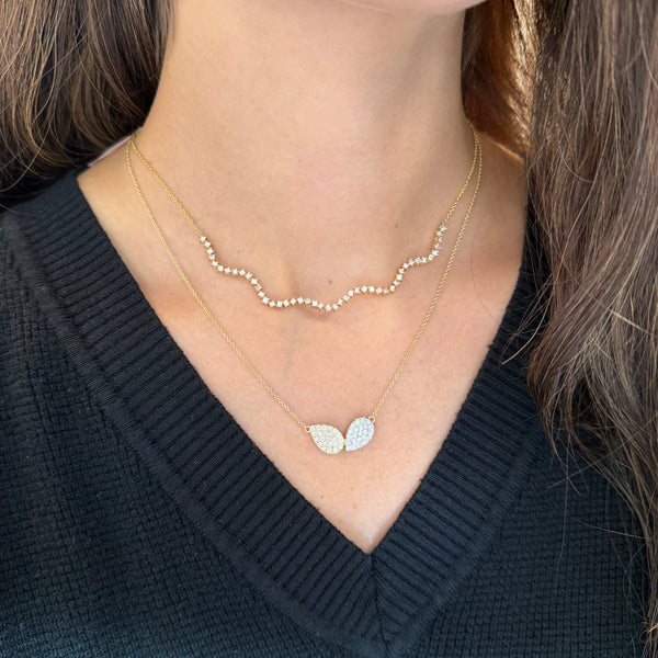 14K GOLD DIAMOND MERISSA NECKLACE