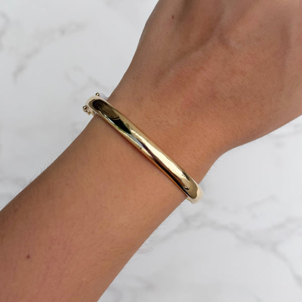 14K GOLD HEDI BANGLE