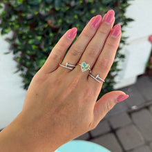 14K GOLD DIAMOND GRETA NAIL RING