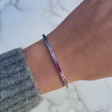 14K GOLD MULTICOLOR SAPPHIRE BIANCA BRACELET