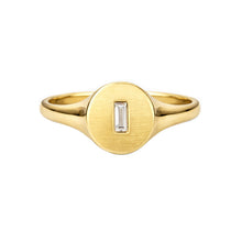 14K GOLD DIAMOND TEELA PINKY RING