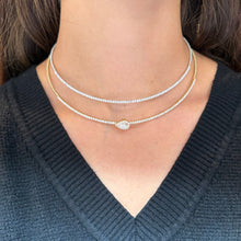 14K GOLD DIAMOND DANNA CHOKER NECKLACE