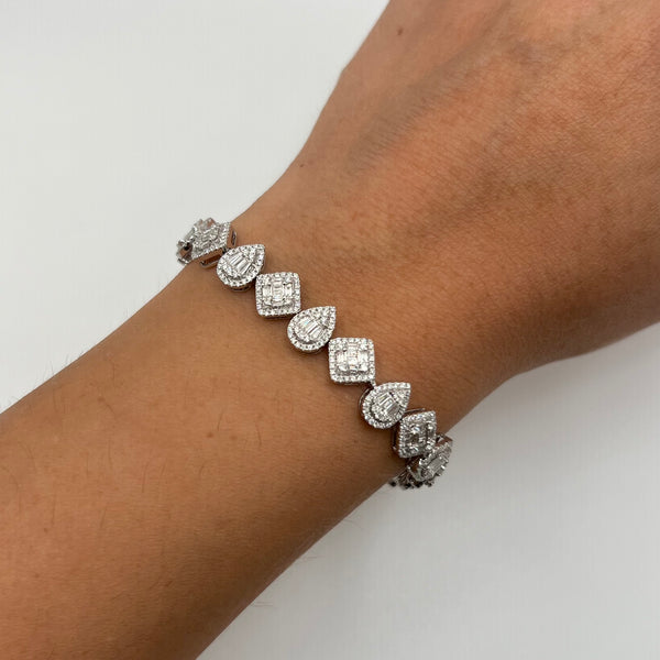 14K GOLD DIAMOND SCARLETT TENNIS BRACELET