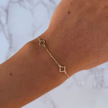 14K GOLD EMILY CLOVER BRACELET
