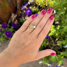 14K GOLD DIAMOND ROSEANN RING