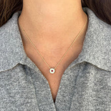 14K GOLD DIAMOND RUBY LARGE BELLA NECKLACE