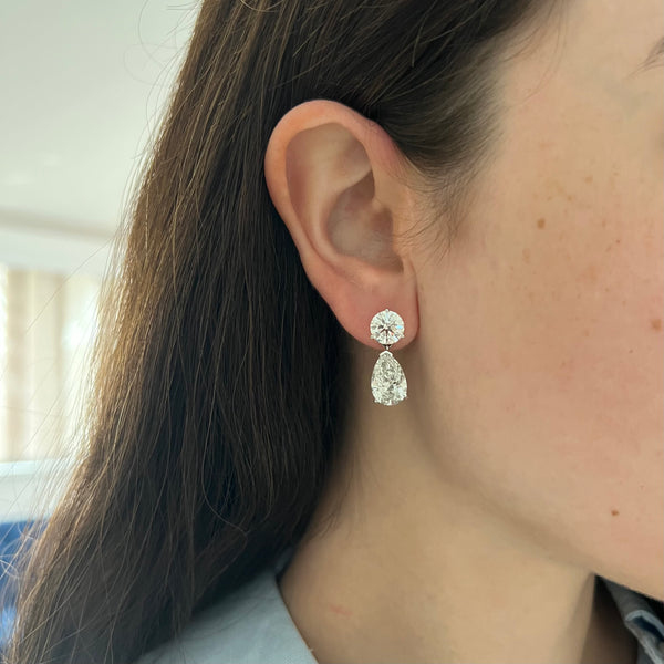 14K GOLD LAB GROWN DIAMOND ELANA EARRINGS
