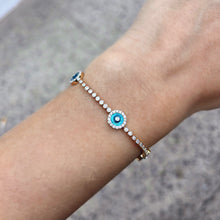 14K GOLD DIAMOND JORDYN EYE BRACELET
