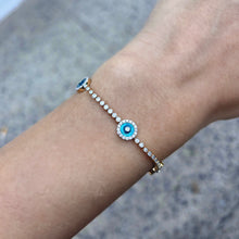 14K GOLD DIAMOND JORDYN EYE BRACELET