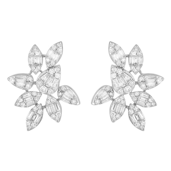 14K GOLD DIAMOND SLOANE EARRINGS