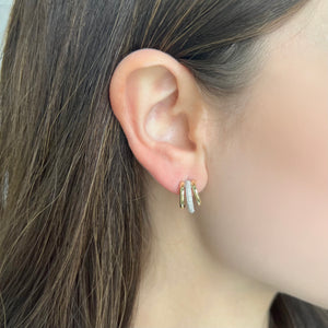 14K GOLD DIAMOND NOA EARRINGS