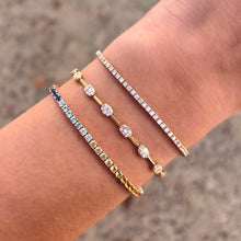 14K GOLD MULTICOLOR SAPPHIRE LISA BRACELET