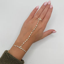 14K GOLD DIAMOND MELISSA HAND CHAIN