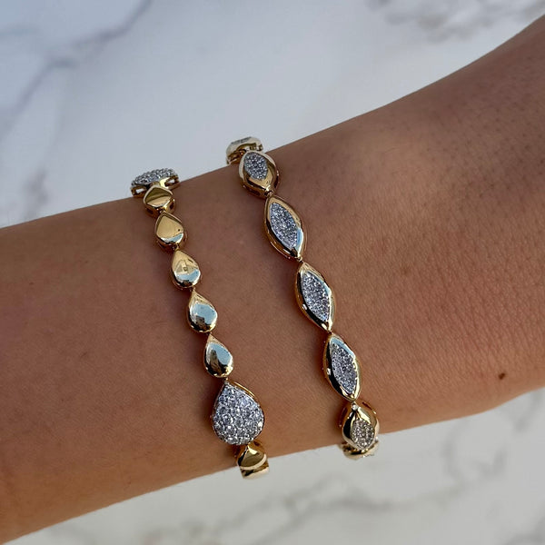 14K GOLD DIAMOND EMILY BRACELET