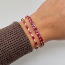 14K GOLD RUBY REESA BRACELET