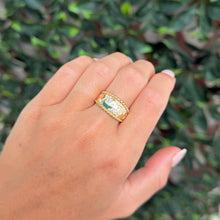 14K GOLD DIAMOND LULU RING