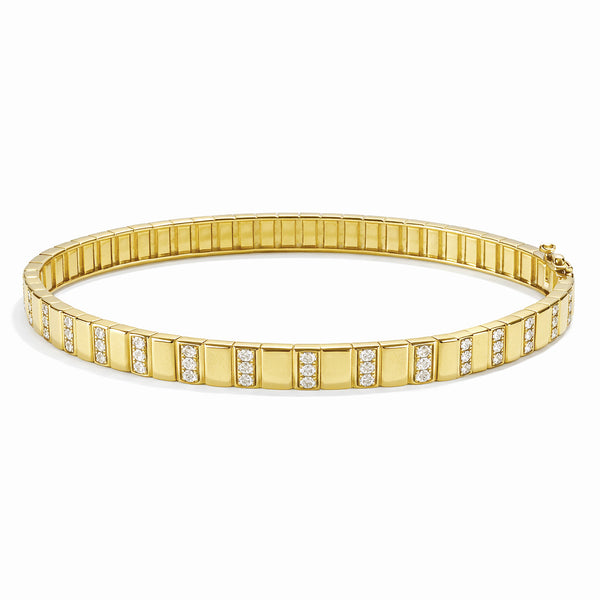14K GOLD DIAMOND RELLA BANGLE