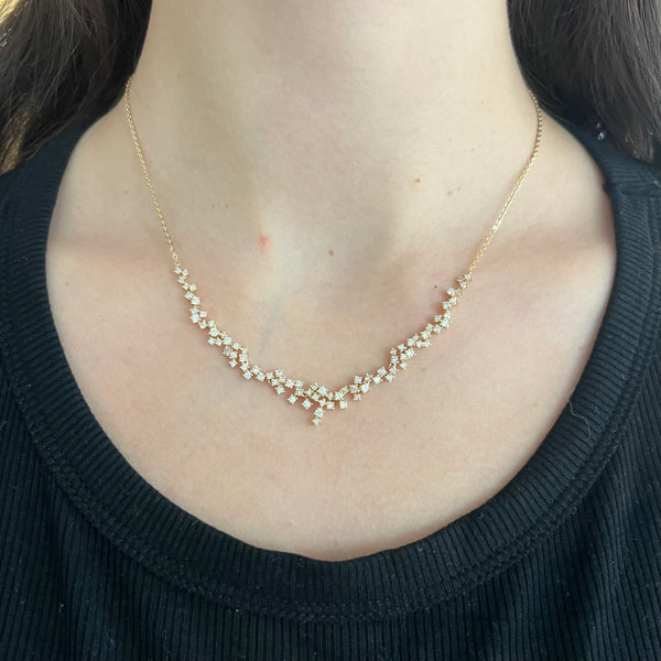 14K GOLD DIAMOND DEBORAH NECKLACE