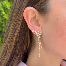 14K GOLD DIAMOND ANNA EARRINGS