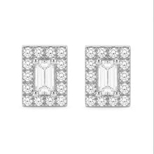 14K GOLD DIAMOND STACEY STUDS