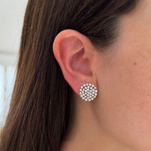 14K GOLD DIAMOND MANDI CIRCLE EARRINGS