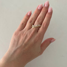 14K GOLD DIAMOND SARITA RING