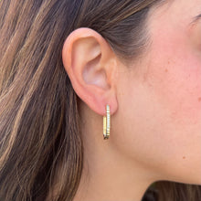 14K GOLD DIAMOND EVE HUGGIES